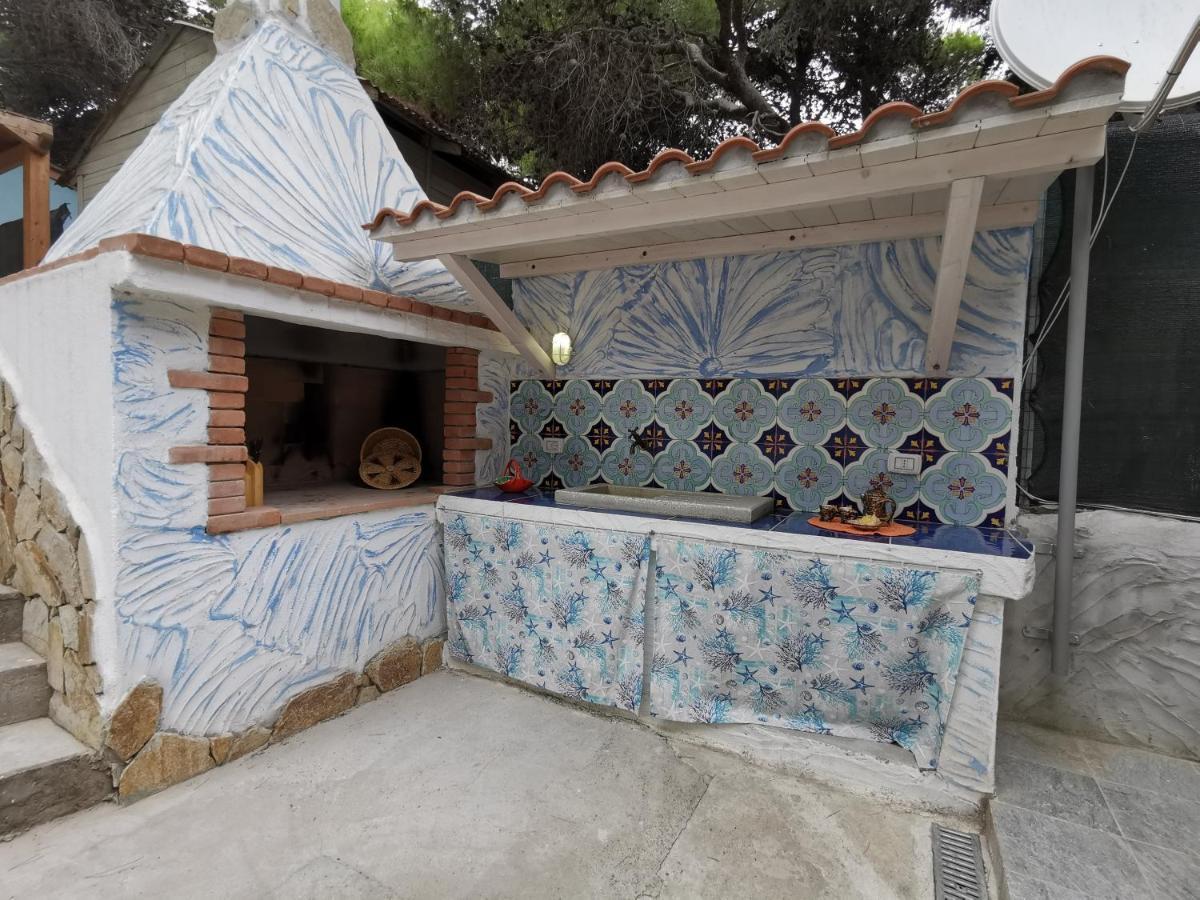 Ziu Angelinu Ad Un Passo Dal Mare Villa Porto Pino Exteriör bild
