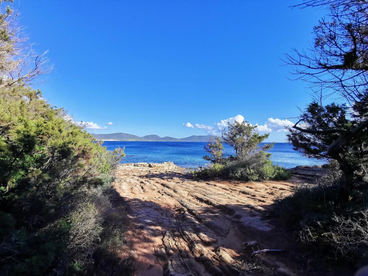 Ziu Angelinu Ad Un Passo Dal Mare Villa Porto Pino Exteriör bild