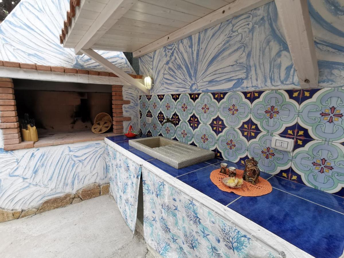 Ziu Angelinu Ad Un Passo Dal Mare Villa Porto Pino Exteriör bild